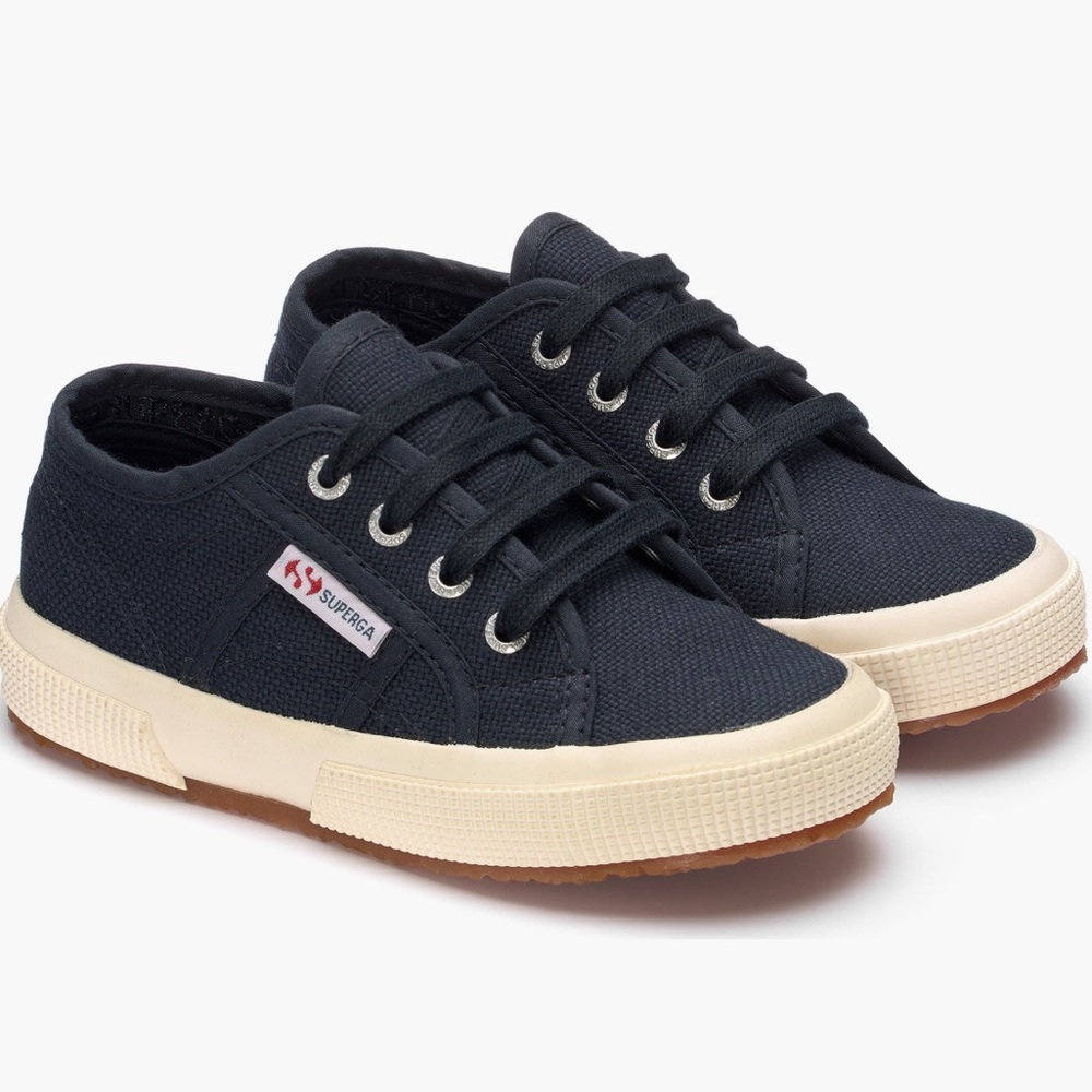 Superga Kids' Navy Canvas Sneakers